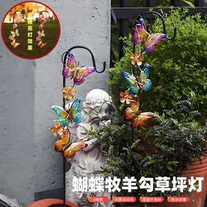 Luz solar de mariposa para jardín, LED, impermeable, decorativa, para patio y jardín. - Product Image 1