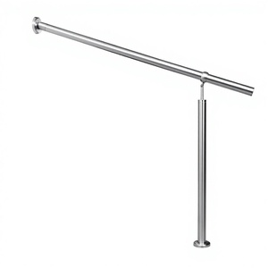 <span class=keywords><strong>Rampe</strong></span> <span class=keywords><strong>d</strong></span>'entrée en acier inoxydable Randaco, <span class=keywords><strong>rampe</strong></span> <span class=keywords><strong>d</strong></span>'<span class=keywords><strong>escalier</strong></span>, main courante latérale réglable en angle, montage mural, matériel de fixation inclus - Product Image 1