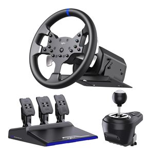 Volante <span class=keywords><strong>de</strong></span> <span class=keywords><strong>Carreras</strong></span> PXN V99 para PC, Volante <span class=keywords><strong>de</strong></span> <span class=keywords><strong>Carreras</strong></span> Desmontable <span class=keywords><strong>de</strong></span> 270/900 Grados para <span class=keywords><strong>Simulador</strong></span> <span class=keywords><strong>de</strong></span> <span class=keywords><strong>Carreras</strong></span> para PC/Xboxes One/Xboxes <span class=keywords><strong>Series</strong></span> <span class=keywords><strong>X</strong></span>/S/PS4 - Product Image 1