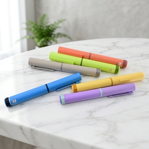 CE Certified Multicolor 60IU 3ml Reusable Plastic Injection <b>Pen</b> with Portable Box for Professional Retail Supply - Product Image 2