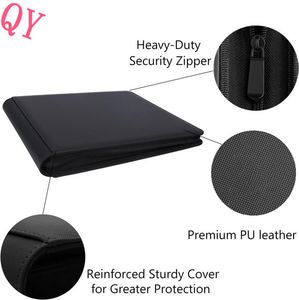 Q Y Junmei 12 Pockets PU Leather PTCG <b>Card</b> <b>Binder</b> 336 Side Loading <b>Card</b> Album with Zipper Portable Trading <b>Card</b> Storage Case - Product Image 3