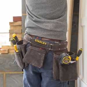 STANLEY marsupio STST1-80113 marsupio impermeabile in pelle Cuoio portautensili con due tasche con supporto OEM & ODM - Product Image 4