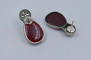 Dernières nouveautés Boucles d'oreilles en argent faites à la main pour filles et femmes - Product Image 4