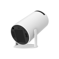 Nouveau Prix HY300 Projecteur Intelligent Portable Android 11 Full HD 120 Lumens avec Haut-Parleur Intégré pour Home Cinéma