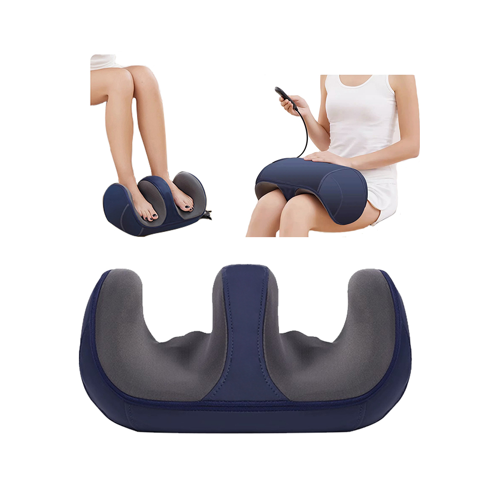 Factory Price Remote Control Relaxation Shiatsu Foot and Calf Massager Heated Vibrating Leg Foot Massager Device