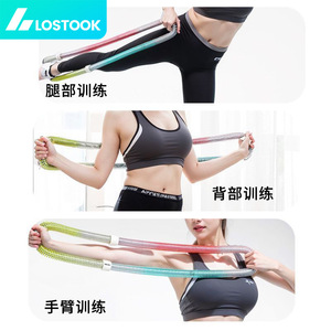 Aro de hula hoop Lostook para adelgazar la cintura, con resorte, suave, para fitness, tonificación de abdominales, herramienta de ejercicio para mujeres - Product Image 4
