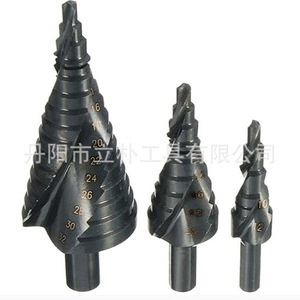 ชุดดอกสว่านสเต็ปบิต Lipu Tools แบบเมตริก ก้านสามเหลี่ยม เคลือบสีดำออกไซด์ สำหรับเจาะโลหะ - Product Image 1