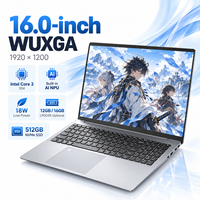 Ordinateur portable semi-démonté SKD 16 pouces Intel Core 3 304 AI NPU 16 Go 512 Go SSD Personnalisé OEM Usine
