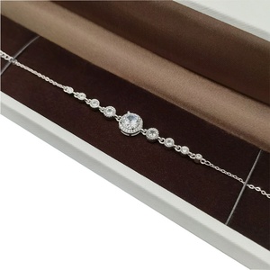 Custom Logo <b>White</b> Rectangle PU Leather Fashionable Jewelry <b>Box</b> for Rings Bracelets Studs for Retail Stores Christmas <b>Gifts</b> - Product Image 5