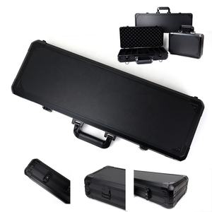 Offre Spéciale 500 pièces boîtier en aluminium noir avec logo boîte <span class=keywords><strong>vide</strong></span> durable pour le stockage de jetons de <span class=keywords><strong>poker</strong></span> de 40 43mm et d'accessoires de casino - Product Image 3