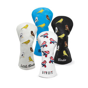 Personalized Pu Leather Golf Club Headcovers Embroidery Printed Logo Customized Golf 1 3 5 Driver Fairway <b>Head</b> <b>Cover</b> - Product Image 2
