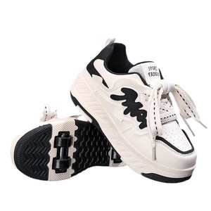 Patins à roulettes à quatre roues pour enfants, filles et garçons, avec roues cachées, patins à roulettes pour garçons, pour étudiants, roues en PU pour roller <span class=keywords><strong>derby</strong></span> - Product Image 2