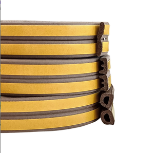 Meilleure Vente 2025 Bande d'étanchéité de porte en caoutchouc EPDM adhésive insonorisante et étanche, extrudée et découpée - Product Image 3