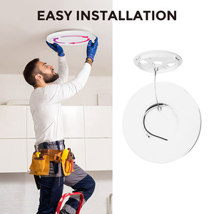 ไฟเพดาน LED ฟลัชเมาท์โคมไฟเพดาน5CCT ไฟติดเพดานในร่มบางเฉียบหรี่แสงได้ - Product Image 6