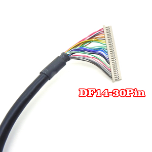 Индивидуальный сигнальный кабельный узел DF14-30Pin для машинного зрения, портативных медицинских мониторов и встроенных ЖК-панелей - Product Image 1