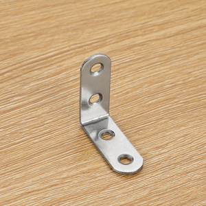 Support d'angle en acier inoxydable en forme de L, connecteur à 90 degrés pour étagère, support d'angle droit pour meubles, quincaillerie durable - Product Image 1