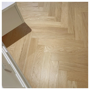 Lantai Kayu Oak Herringbone Grade AB, Kayu Keras, Harga Murah, Pengiriman 10 Hari - Product Image 4