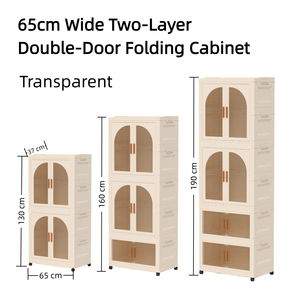 65Cm Rộng Bán Buôn Đa Lớp Công Suất Lớn Hộ Gia Đình Tủ Phòng Ngủ Quần Áo Đồ Chơi Lưu Trữ Tủ Nhựa Ngăn Kéo Tổ Chức - Product Image 2
