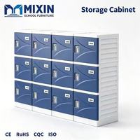 Casier étudiant en plastique ABS MIXIN, étanche, avec serrure à combinaison, armoire de rangement scolaire, casier de rangement pour sacs de classe, pour salle de sport, bureau