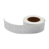 Etiqueta NFC Blanca Imprimible de 13.56MHz RFID NFC para Gestión de Pagos, Etiqueta Adhesiva RFID Impermeable, Inlay Húmedo