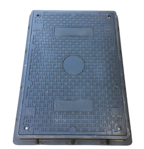 부식 저항성 600x900mm EN124 잠금 시스템 섬유 복합 맨홀 커버 - Product Image 2