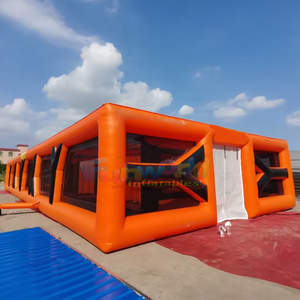 Aire de jeux géante d'extérieur pour laser game, paintball, bunkers, parcours d'obstacles gonflable géant et jeux de labyrinthe - Product Image 1