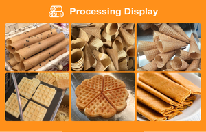 Machine à cornets croustillants roulés au meilleur <span class=keywords><strong>prix</strong></span>, machine à pizzelle, machine industrielle à cornets de gaufres, machine à gaufres, machine à faire des rouleaux d'œufs - Product Image 6