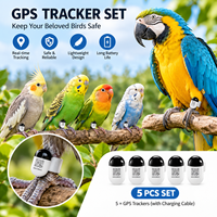 Mini traceur GPS en temps réel pour oiseaux, étanche, avec anneau pour pigeon, réseau 4G, système d'exploitation Android, modes de positionnement GPRS et LBS, en plastique