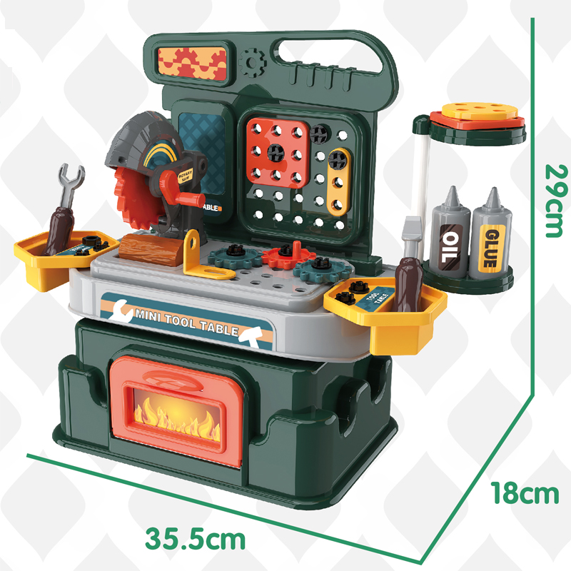 Развивающая ролевая игра, конструкция, пластиковый инженерный набор, набор инструментов, игрушка
