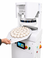 Machine professionnelle de production de pain, diviseuse et arrondisseuse de pâte automatique