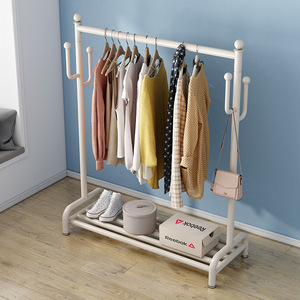 <span class=keywords><strong>Perchero</strong></span> de <span class=keywords><strong>pie</strong></span> de <span class=keywords><strong>hierro</strong></span> sencillo, venta directa de fábrica, para almacenamiento de abrigos en el hogar, dormitorio y sala de estar - Product Image 4
