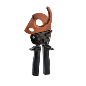 J-40A शॉर्ट हैंडल्ड सिंगल हैंड कॉपर और एल्युमीनियम आर्मर्ड रैचेट टाइप मैनुअल केबल कटर शीयर - Product Image 3