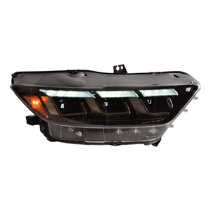 Faros Delanteros para DOS <span class=keywords><strong>Mustang</strong></span> 2015-2017, Actualización LED, Lámparas Delanteras Modificadas, Luz de Señal de Giro Dinámica, Luz de Freno para Ford, Accesorios de Ensamblaje DRL - Product Image 1