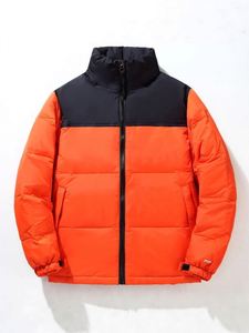 Veste décontractée noire tendance, blocs de couleur, prix bas, logo personnalisé, veste d'hiver matelassée pour homme - Product Image 4