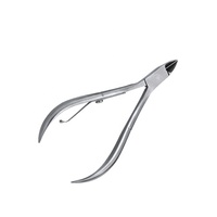 Coupe-cuticules professionnel en acier inoxydable, ouverture de mâchoire de 15 mm, lame tranchante, conception durable, pour ongles épais, forme plate