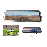9.66 pouces 128G avant 1080P IPS enregistrement en boucle tactile écran partagé rétroviseur rétroviseur double canal miroir dashcam