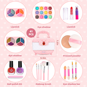 Zhorya – kit de <span class=keywords><strong>maquillage</strong></span> biologique rose pour filles, produit de beauté pour enfants - Product Image 2