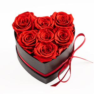MCfloral Rosa Preservada Preservada Home Decoration Items <span class=keywords><strong>Ong</strong></span> Life Nounours En La Rose Eternelle Forever Flower in Heart Box - Product Image 6