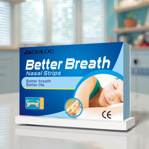 鼻の効果的な充血緩和呼吸右鼻ストリップ停止いびき改善呼吸テープ - Product Image 1