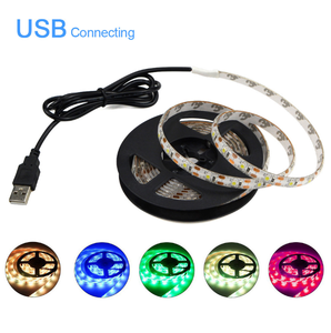 Kit de bande lumineuse LED USB SMD 3535 RGB, ruban auto-adhésif à intensité variable pour fond de télévision, éclairage décoratif ambiant pour la maison - Product Image 3