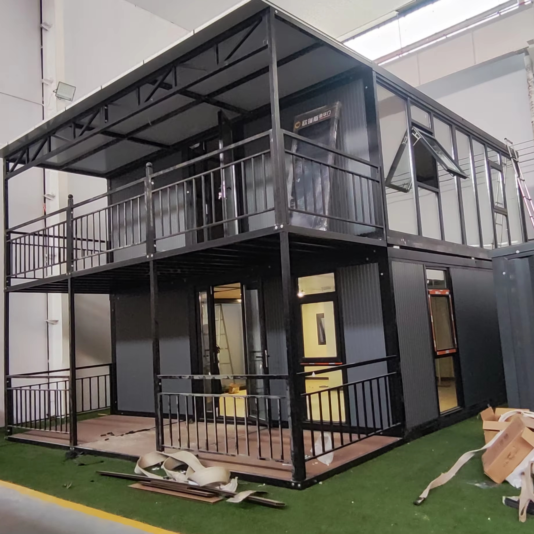 Customizable 20ft 30ft 40ft Expandable Folding Container House Prefab Tiny Home 1-8 Bedroom 1-3 Bathroom for Villas Hotels Steel