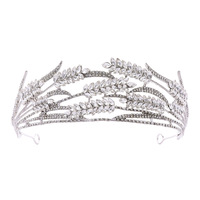 Serre-têtes de mariée élégants, accessoires de coiffure de mariage, superbe parure de princesse, ensemble de trois pièces