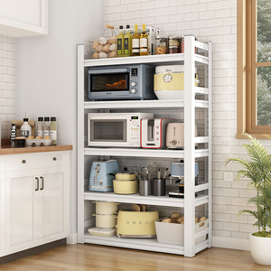 Estante de Almacenamiento de Cocina de Acero al Carbono de 5 Niveles, Estante Multifuncional para Horno de Microondas, Organizador Doméstico, Aparador - Product Image 4