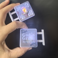 Nuevo Imán de Nevera con Luz LED Luminosa en Forma de Cabeza de Gato, Mini Placa Magnética Creativa y Cultural, Luz Nocturna Pequeña