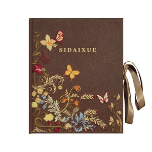 Cuadernos Personalizados con Logotipo Bordado, Impresión Estética <span class=keywords><strong>A4</strong></span>, <span class=keywords><strong>Precio</strong></span> de Fábrica, <span class=keywords><strong>Tapa</strong></span> <span class=keywords><strong>Dura</strong></span> de Lino - Product Image 5