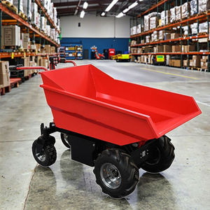 Mini Dumper Elettrico Motorizzato per Lavori Pesanti, Capacità di Carico 500kg, Macchina da Costruzione, Carriola Ribaltabile in Metallo - Product Image 4