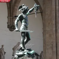 معدن كلاسيكي النحت بيرسيوس تمثال برونزي