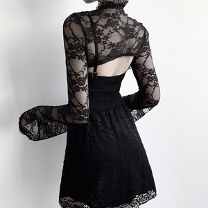 <span class=keywords><strong>Chaqueta</strong></span> corta <span class=keywords><strong>de</strong></span> encaje Steampunk para mujer, Tops sexys Vintage <span class=keywords><strong>de</strong></span> manga larga para <span class=keywords><strong>Bolero</strong></span>, ropa <span class=keywords><strong>de</strong></span> calle gótica, Tops elegantes <span class=keywords><strong>de</strong></span> <span class=keywords><strong>fiesta</strong></span> - Product Image 6
