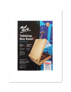 Mont Marte <strong>Tabletop</strong> Box <strong>Easel</strong> - Beech - Product Image 1