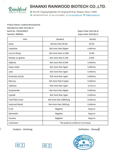 เรนวู้ดผงครีเอตินโมโนไฮเดรตบริสุทธิ์ - Product Image 2